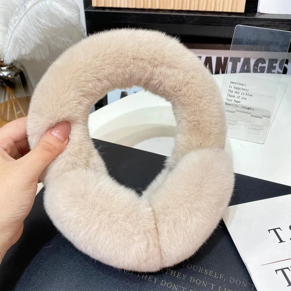 100% Natural Fur Earmuffs - Good Elasticity - Women's Fashion - JbenikY