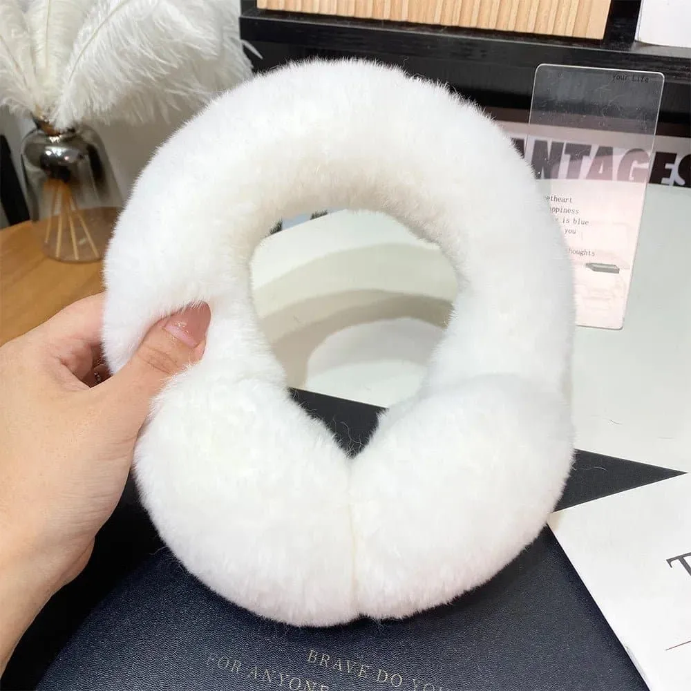 100% Natural Fur Earmuffs - Good Elasticity - Women's Fashion - JbenikY