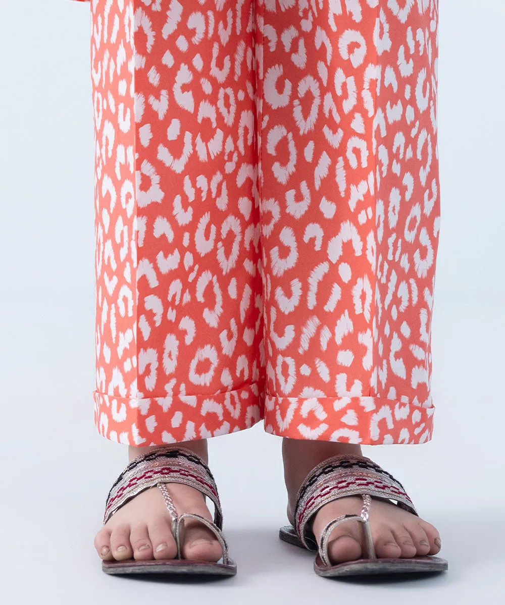 2 Piece - Printed Poplin Suit