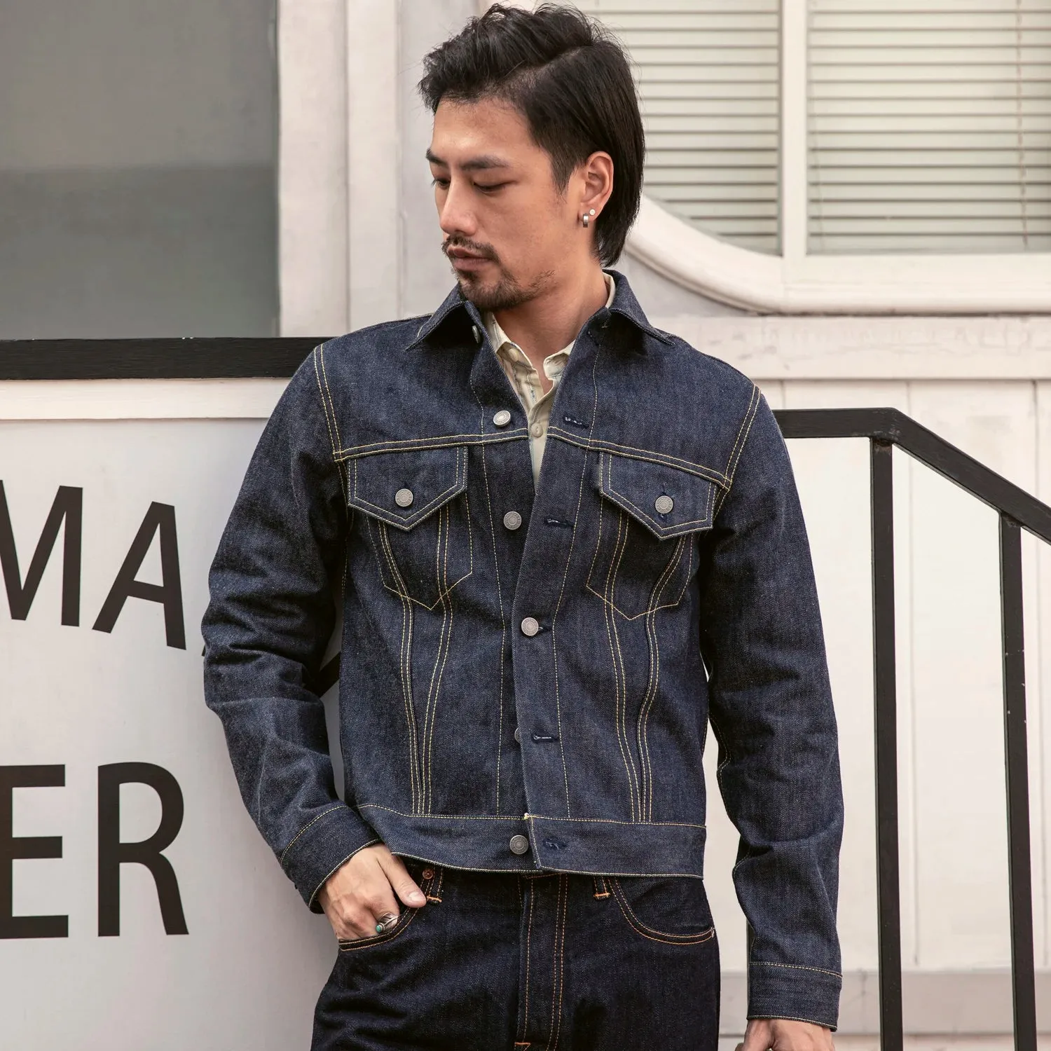 557xx Trucker Denim Jacket Type 3 Selvedge Slim Fit