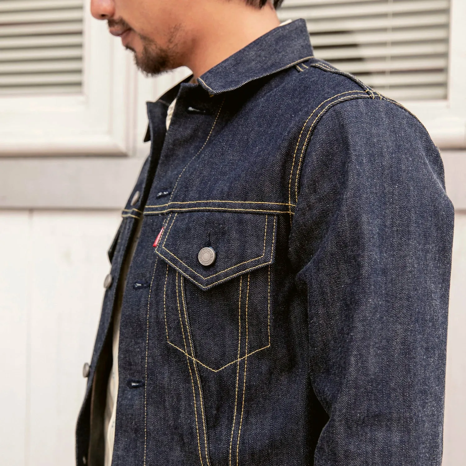 557xx Trucker Denim Jacket Type 3 Selvedge Slim Fit