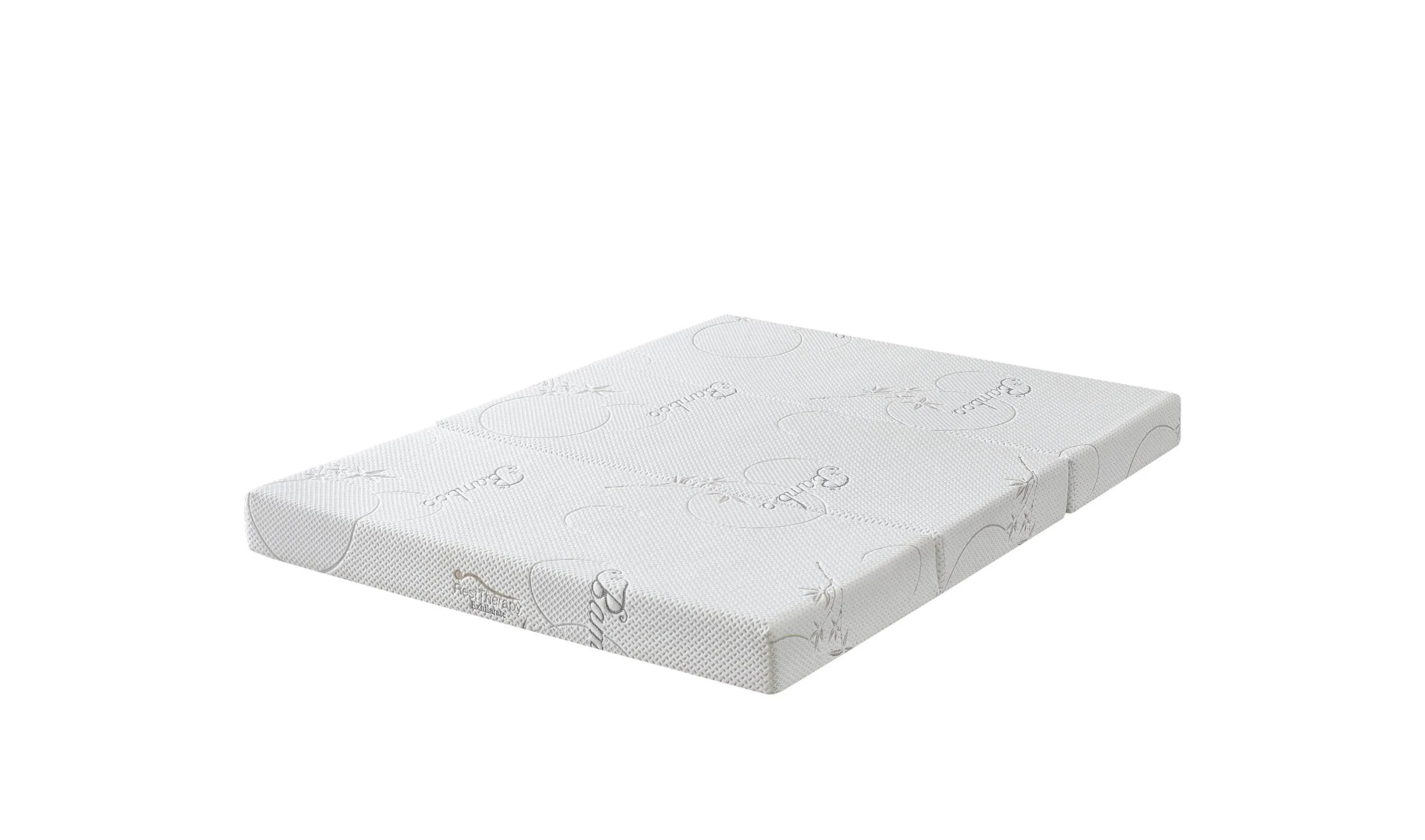 6 Inch Exhilarate Tri Fold Bamboo Cool Gel Memory Foam Mattress - Available in 3 Sizes