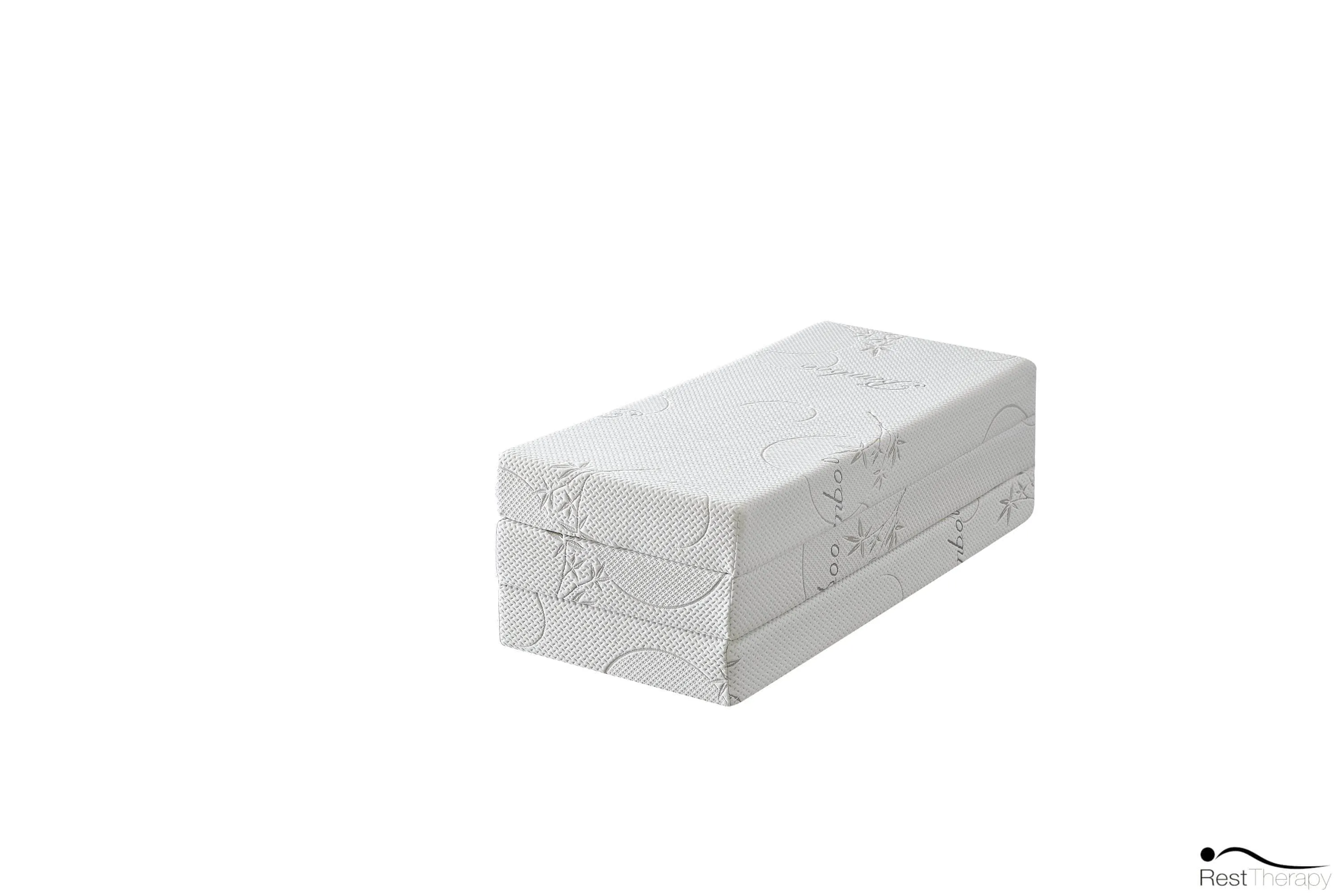 6 Inch Exhilarate Tri Fold Bamboo Cool Gel Memory Foam Mattress - Available in 3 Sizes