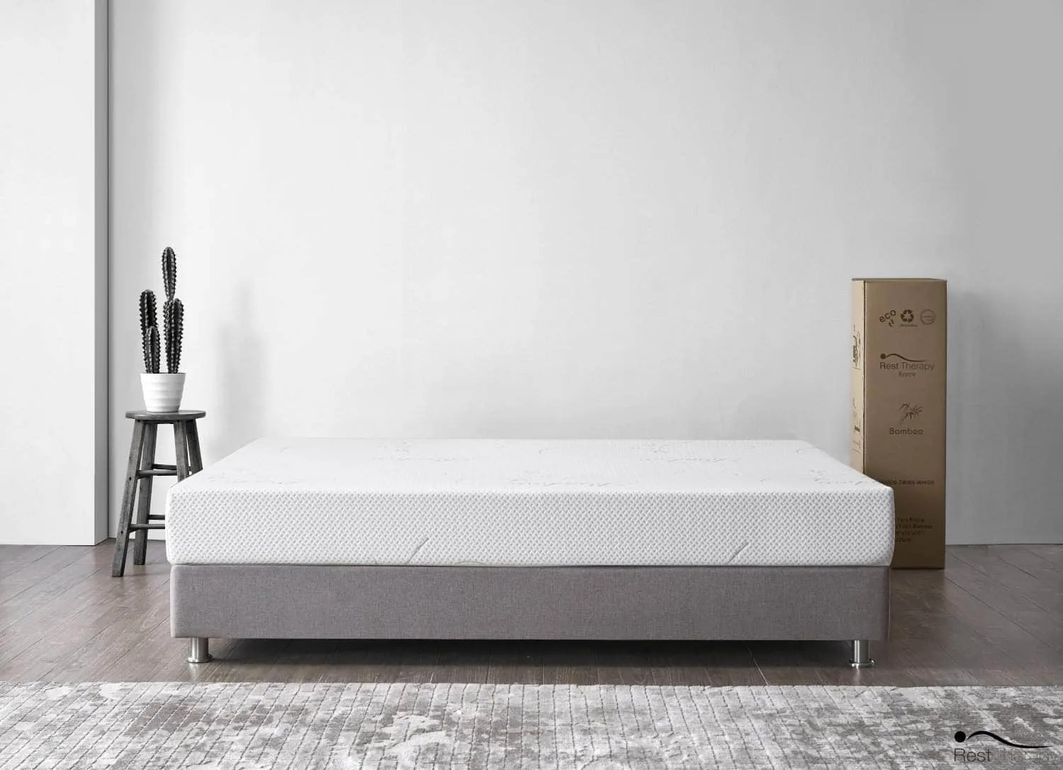 8 Inch Serenity Bamboo Memory Foam Mattress - Available in 4 Sizes