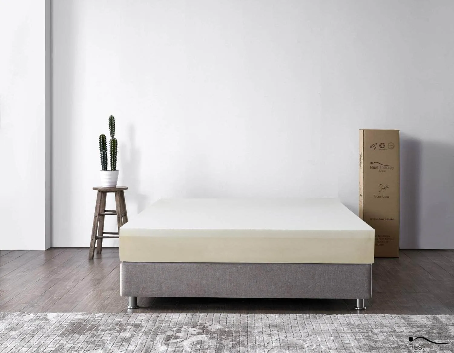 8 Inch Serenity Bamboo Memory Foam Mattress - Available in 4 Sizes