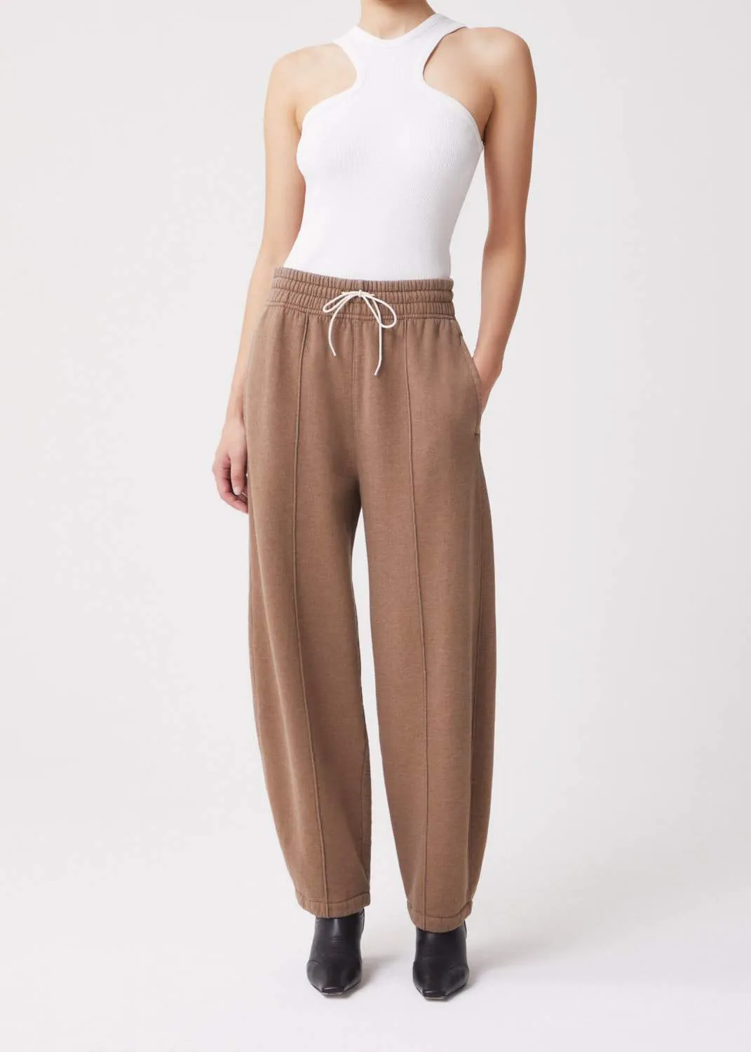 90's Bow Leg Sweatpant - Toffee - Medium