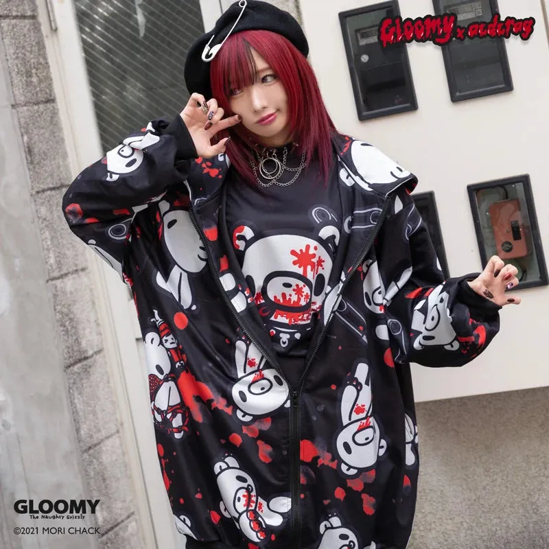 ACDC RAG and Gloomy Bear dark hoodie