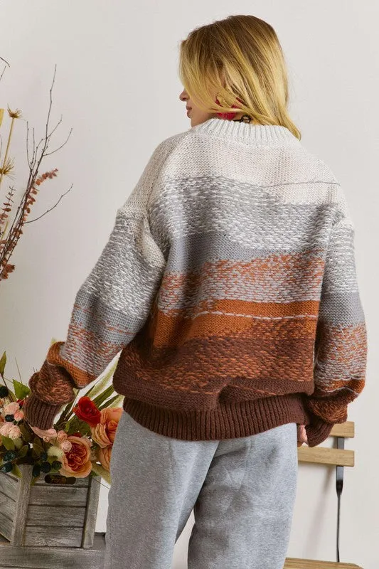 AD102 - MULTI OMBRE SWEATER