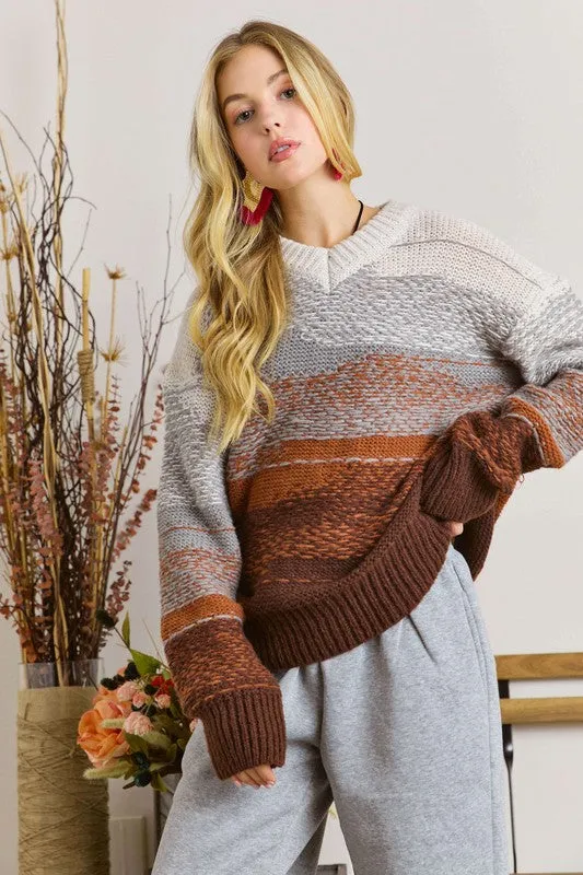 AD102 - MULTI OMBRE SWEATER