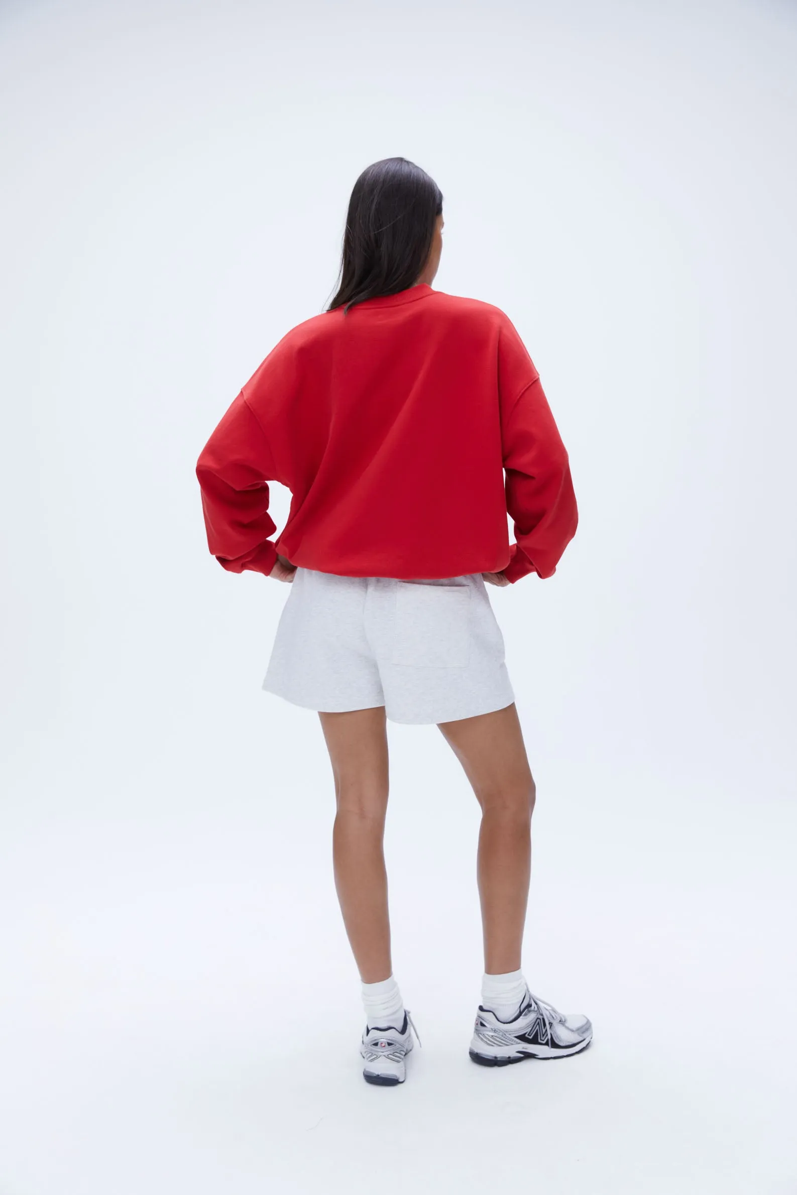 ADA Oversized Sweatshirt - Classic Red