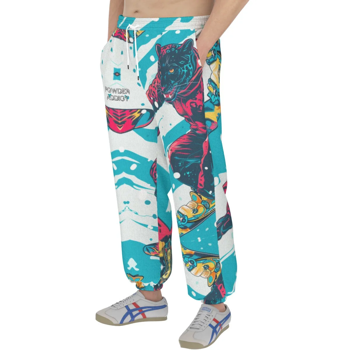 All-Over Print Men'S Thick Sweatpants powder addict