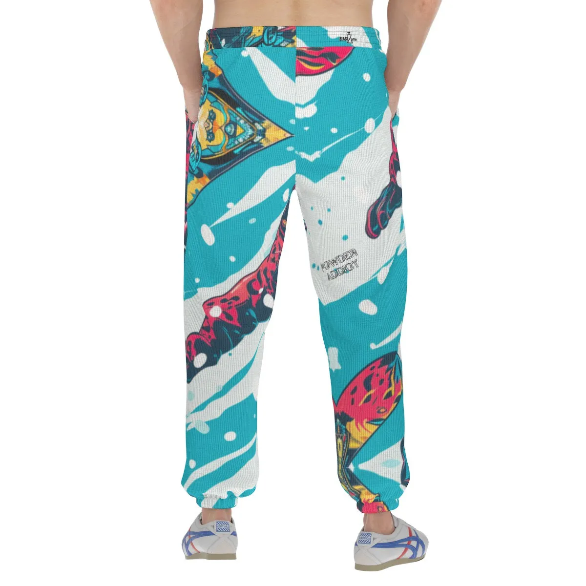 All-Over Print Men'S Thick Sweatpants powder addict