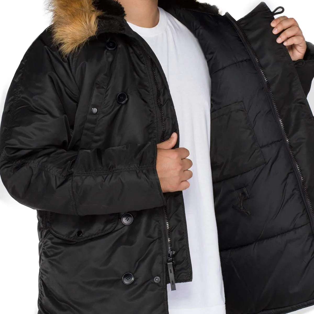 Alpha Industries N3B Hooded Parka Black