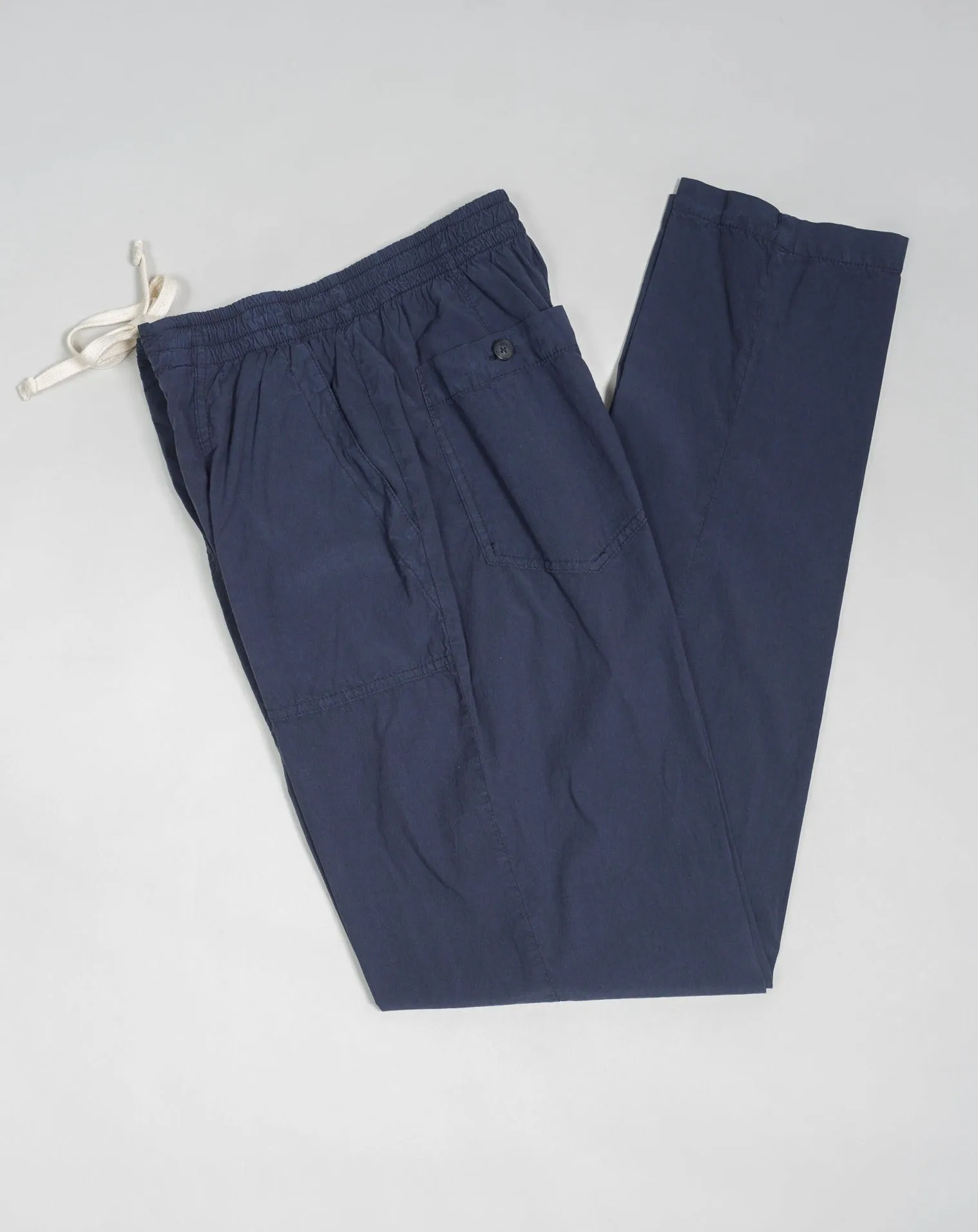 Altea Lightweight Drawstring Fatigue Pants / Navy