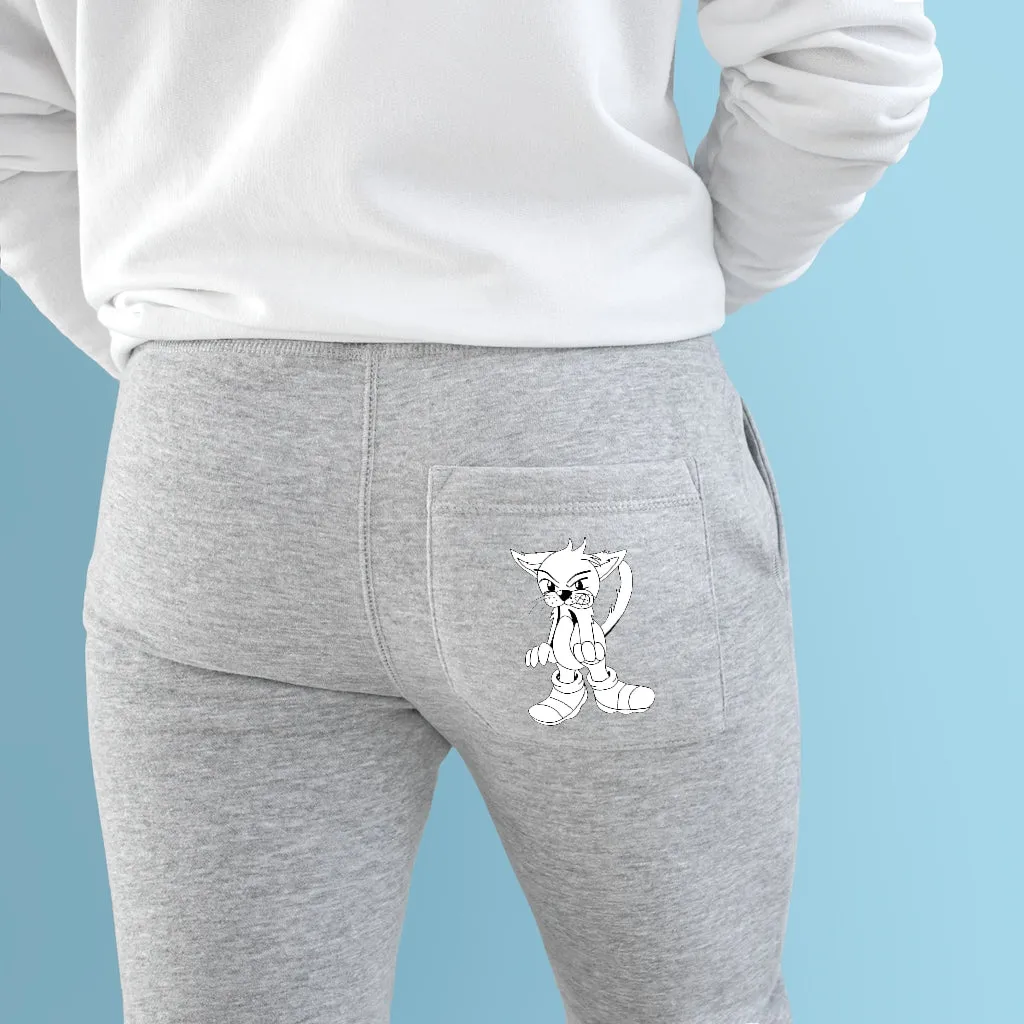 Angry Cat Premium Fleece Joggers