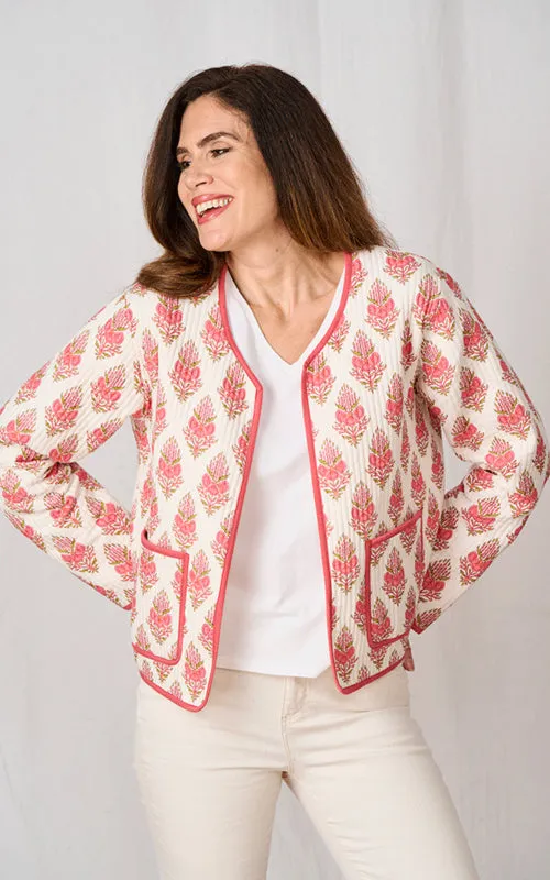 Annika Reversible Cotton Printed Jacket