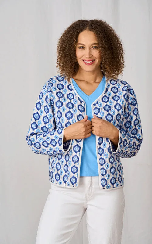 Annika Reversible Cotton Printed Jacket