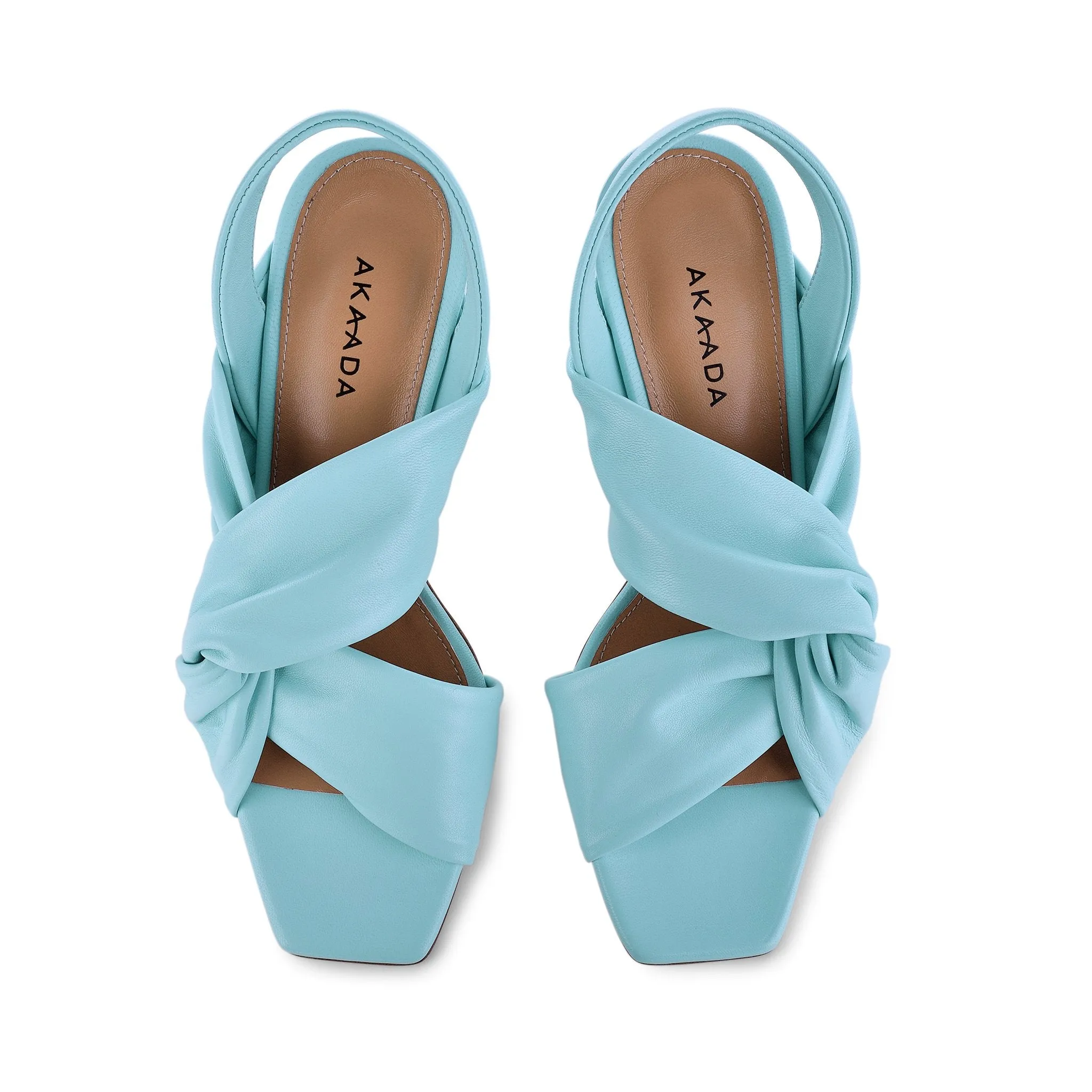 Asami Sky Blue Soft Nappa Sandals