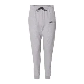 ATO Heather Grey Contrast Joggers