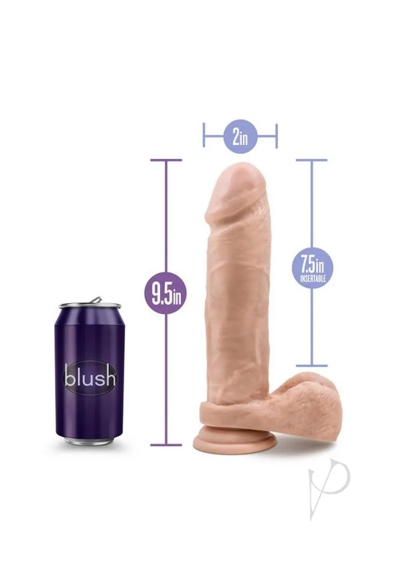 Au Naturel Dildo With Suction 9.5 Vanil