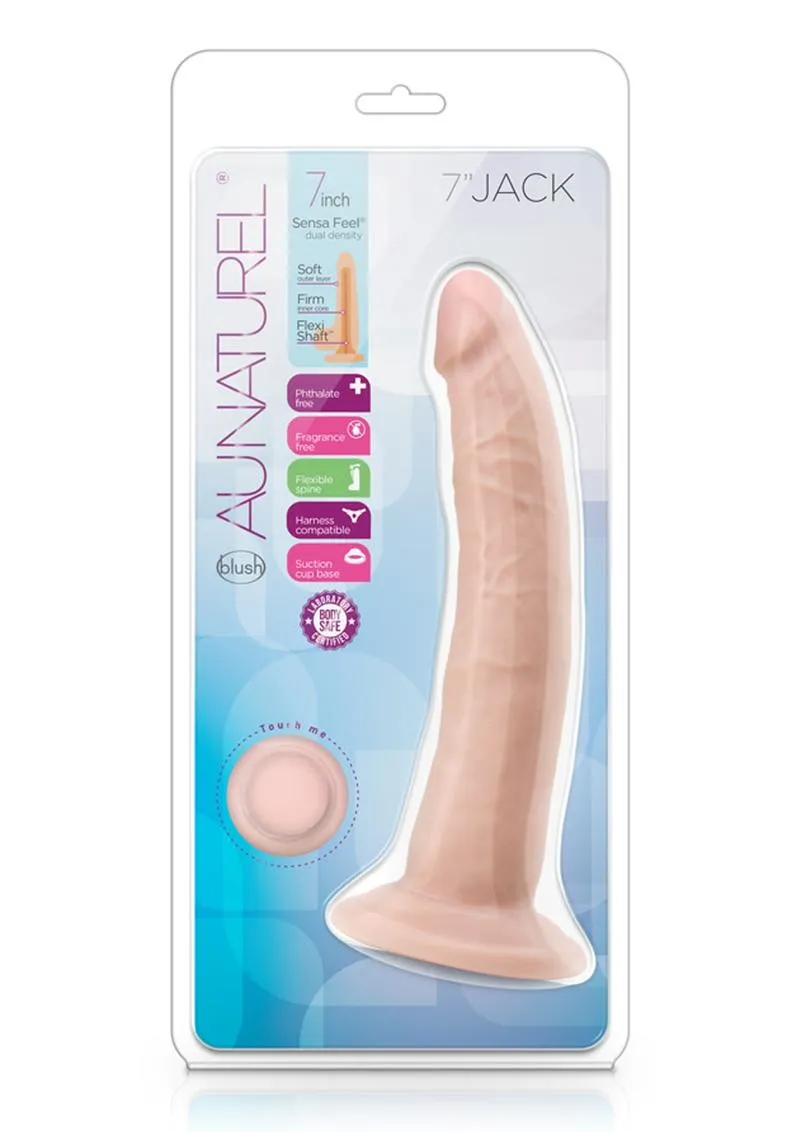 Au Naturel Jack Dildo with Suction Cup