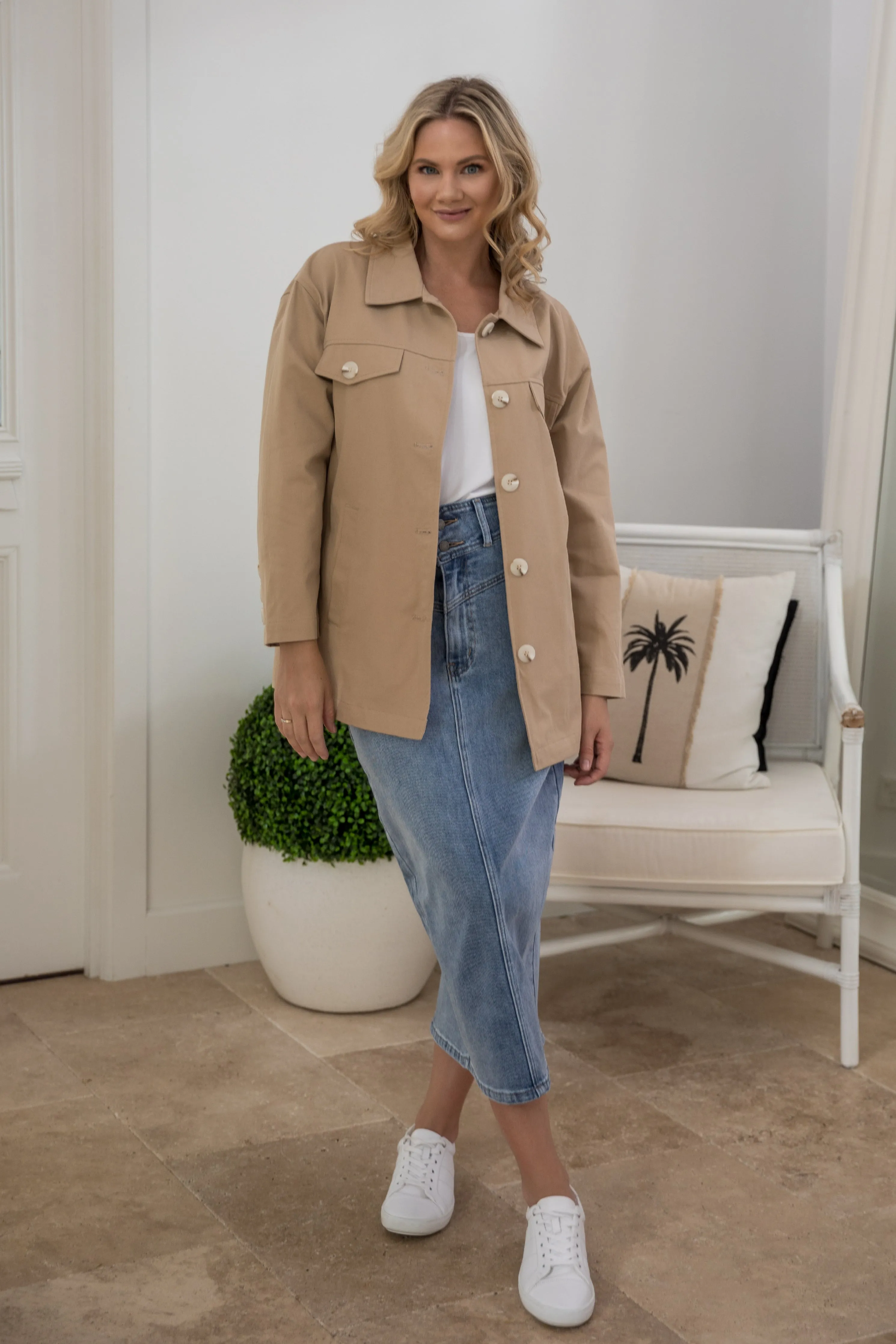 Audrey Trench Coat | Desert Camel | FINAL SALE