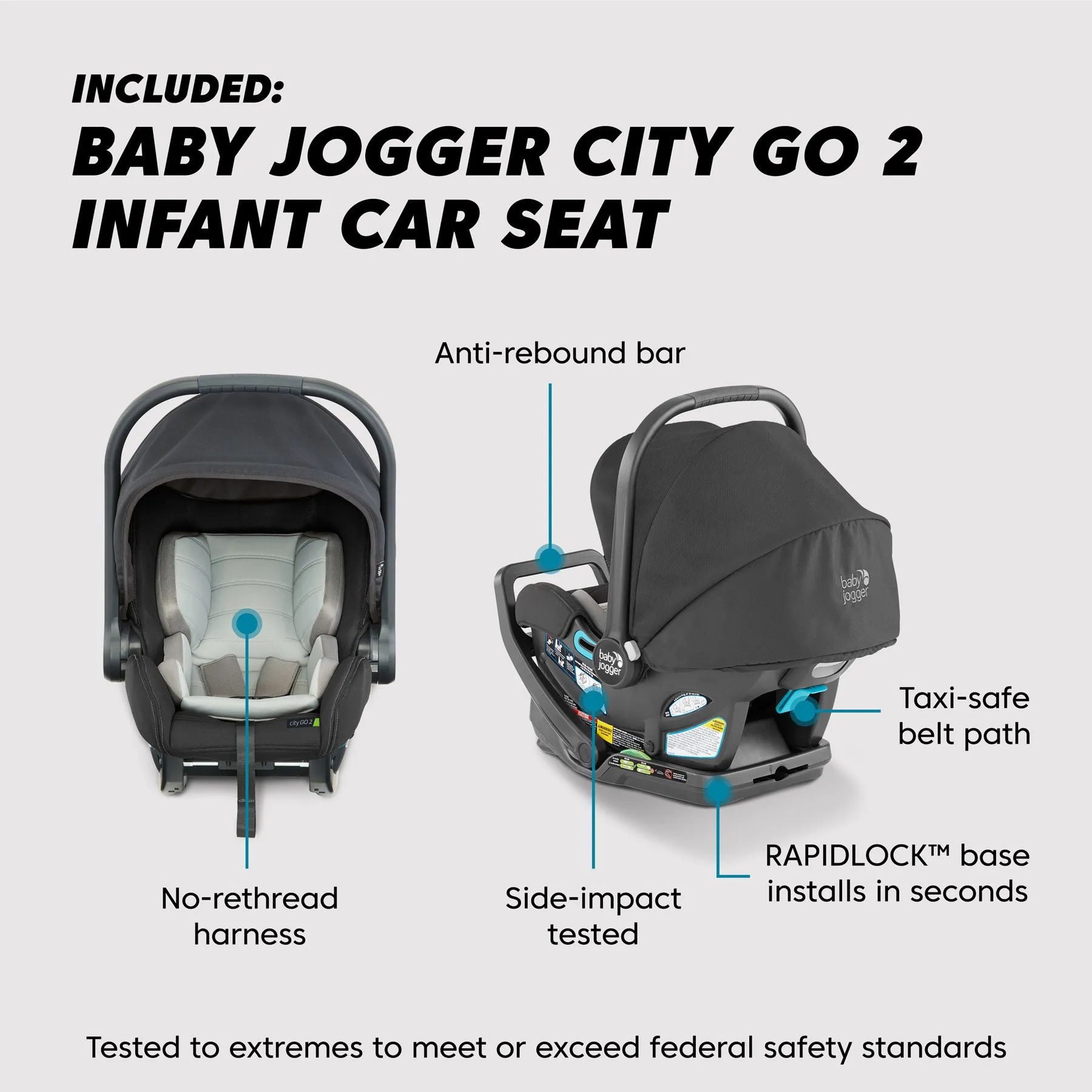 Baby Jogger City GO 2 Infant Car Seat