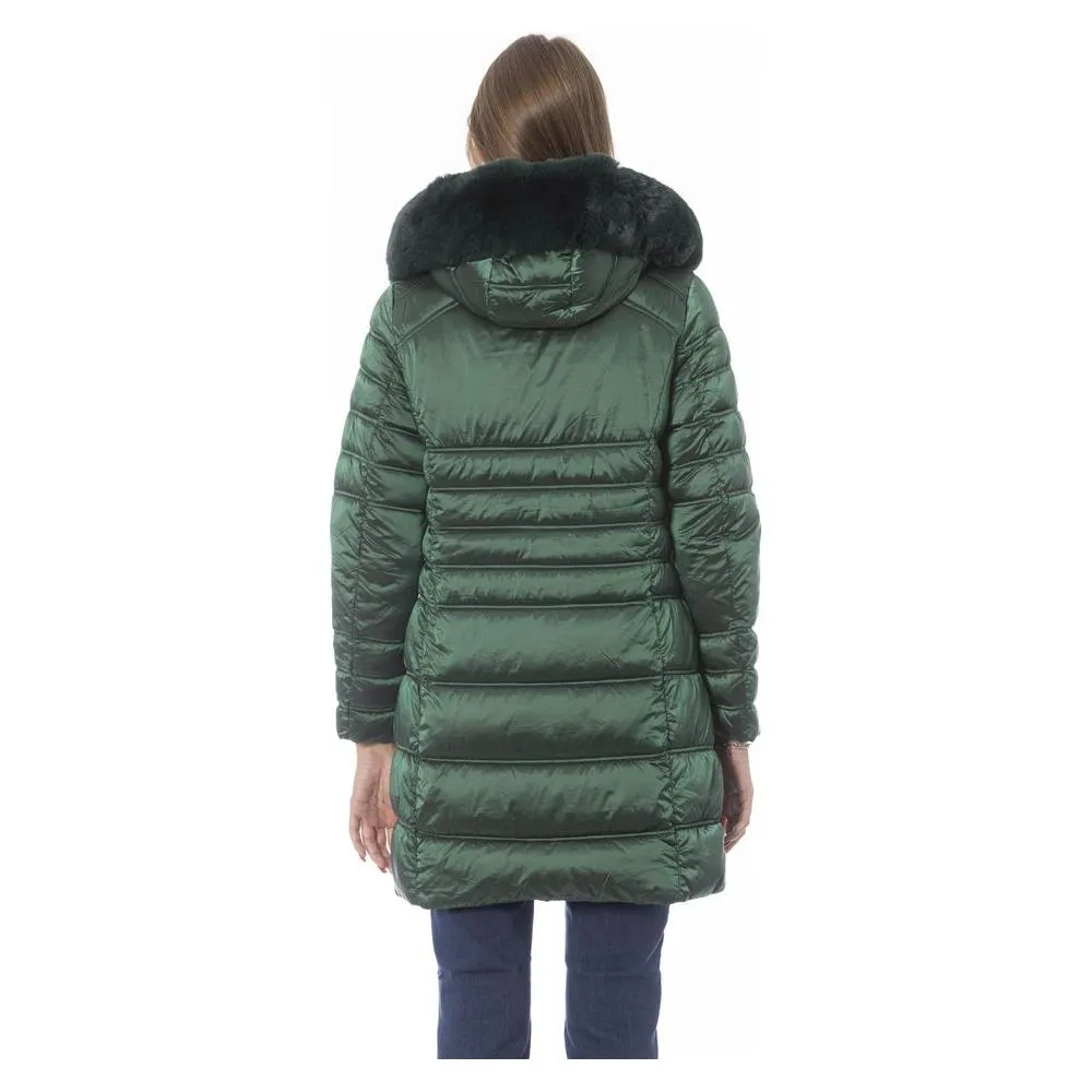 Baldinini Trend Green Polyester Women Jacket