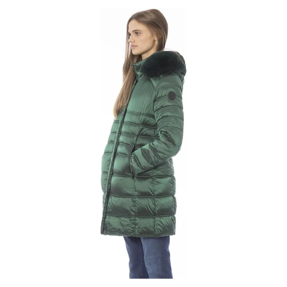 Baldinini Trend Green Polyester Women Jacket