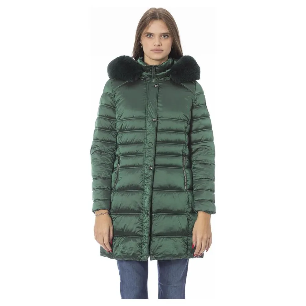 Baldinini Trend Green Polyester Women Jacket