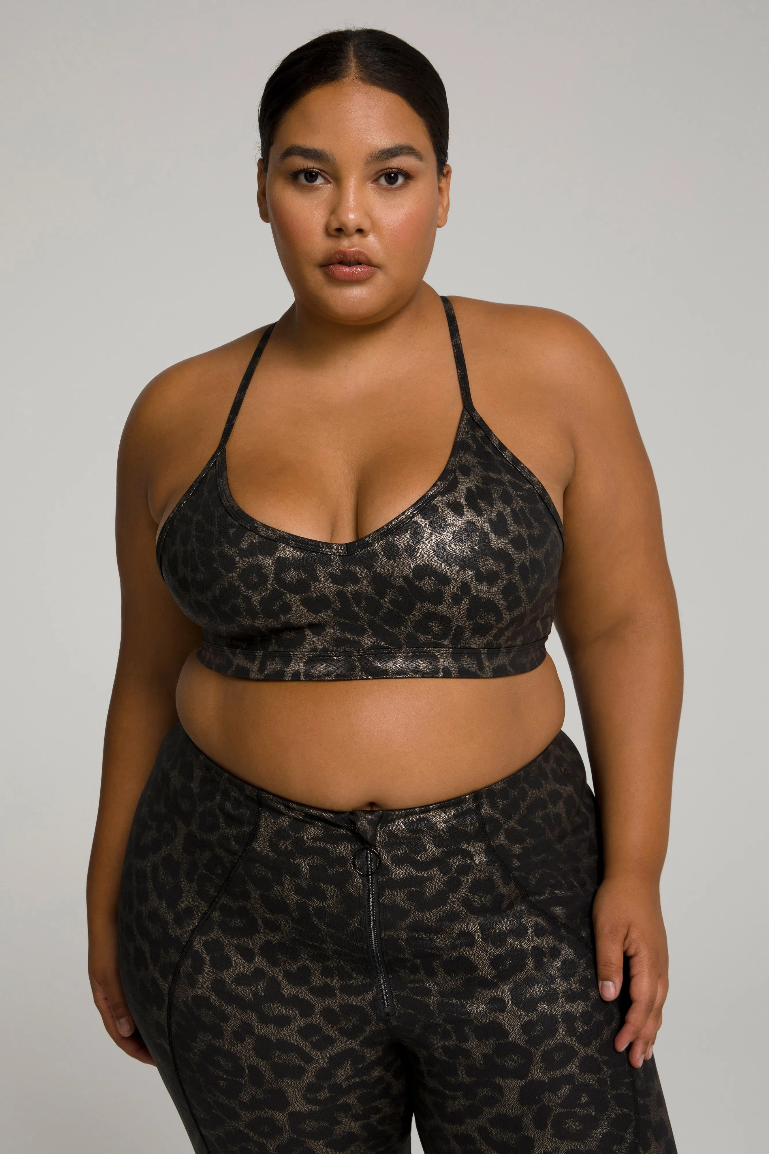 BARELY THERE BRA | GUILDED LEOPARD001