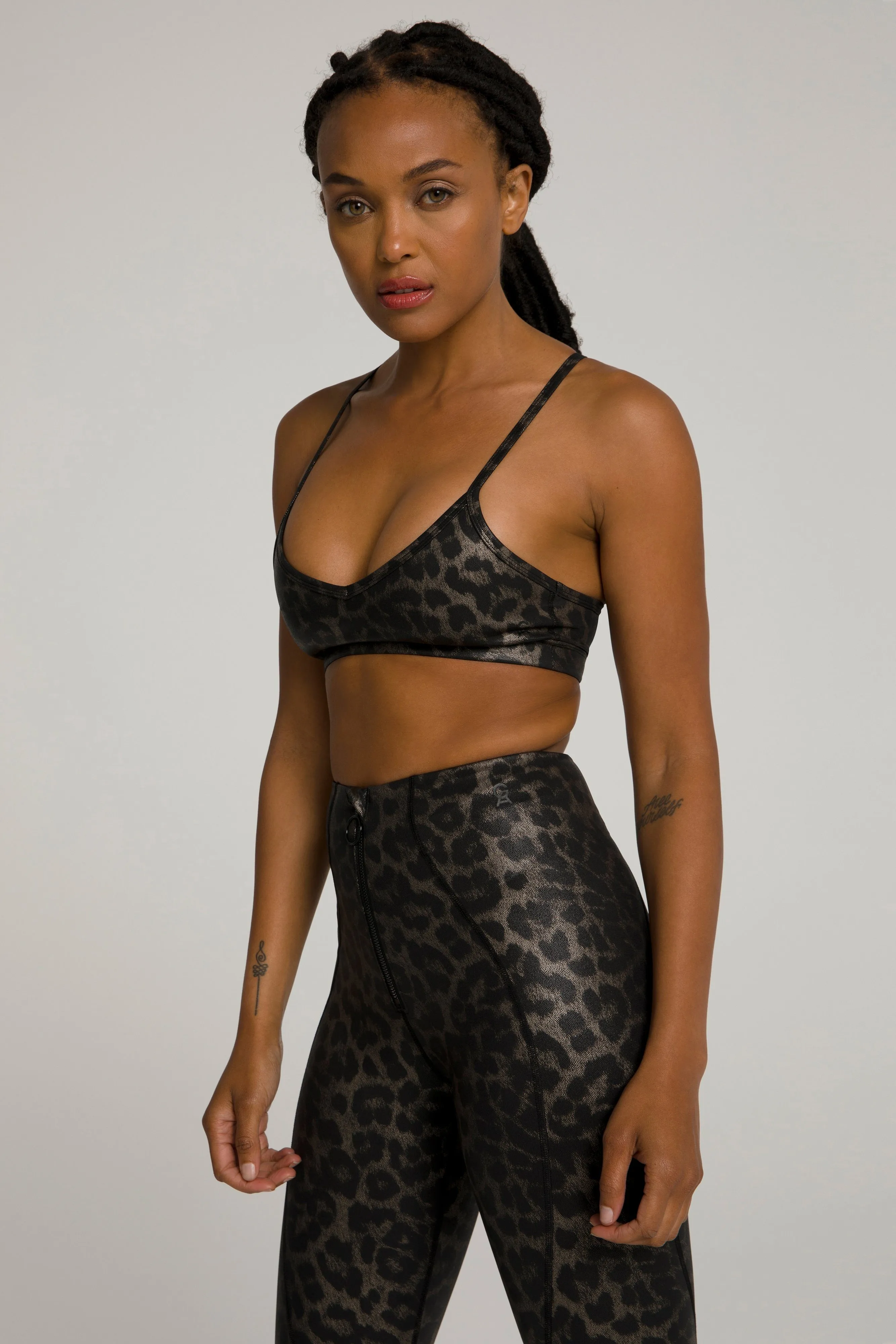 BARELY THERE BRA | GUILDED LEOPARD001