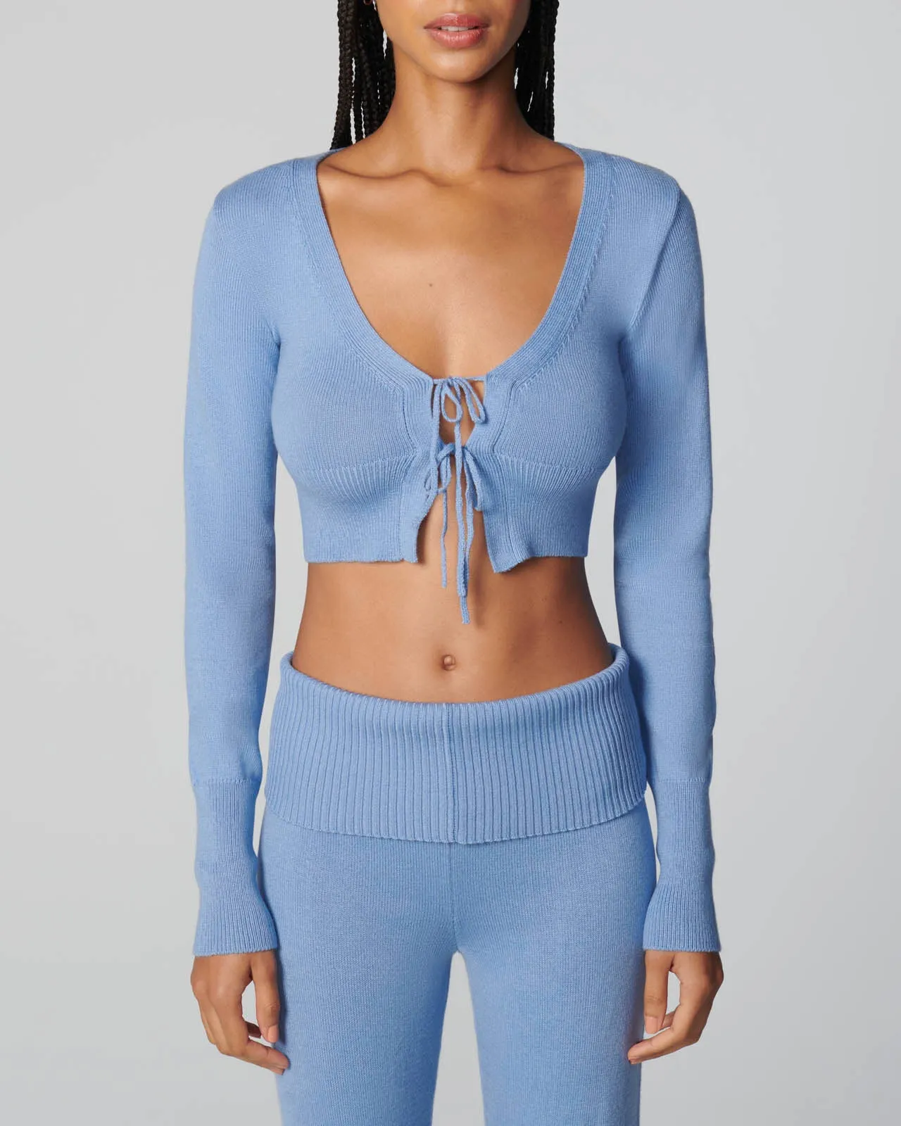 Barre Crop Cardi