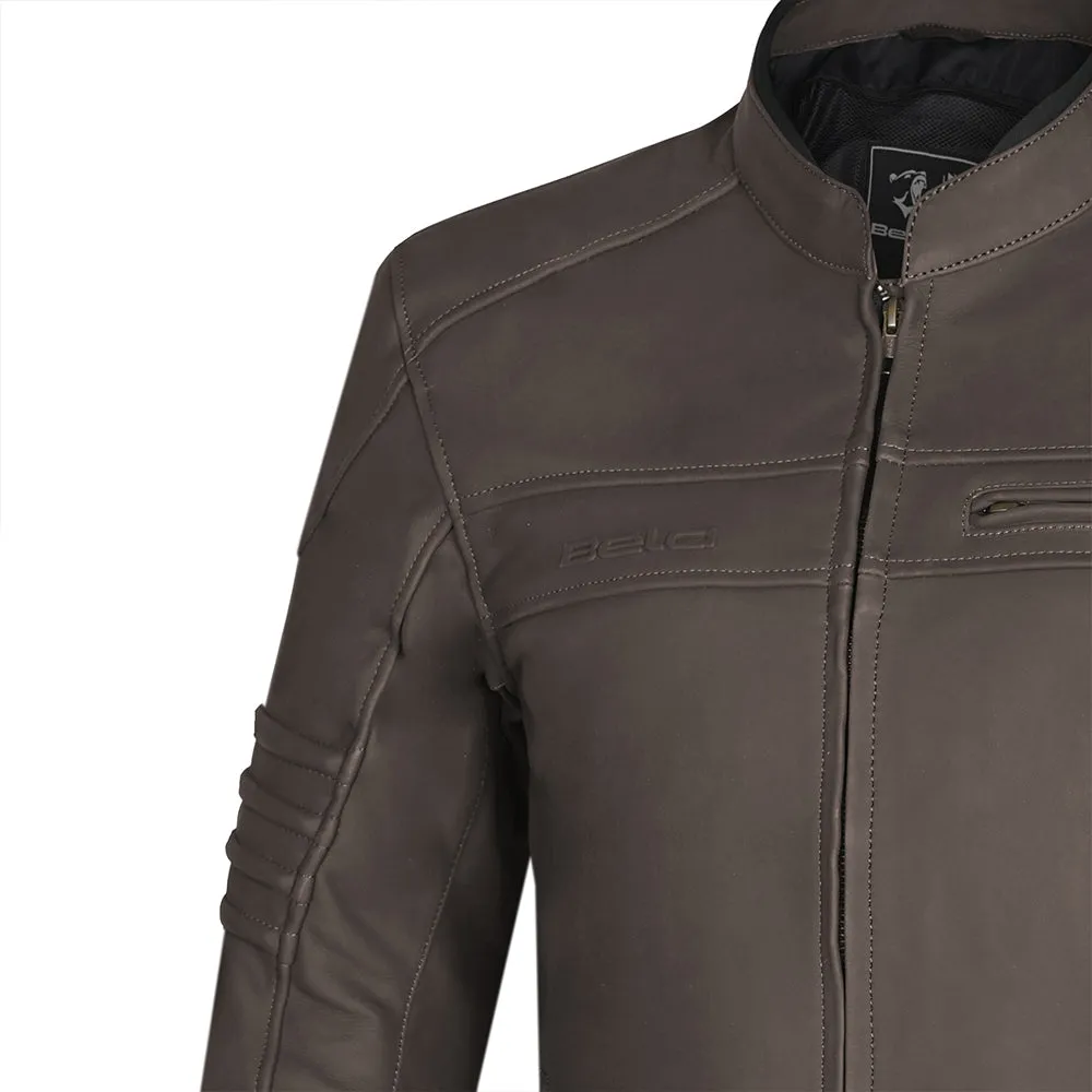 BELA Marlon Motorcycle Touring Leather Jacket Brown