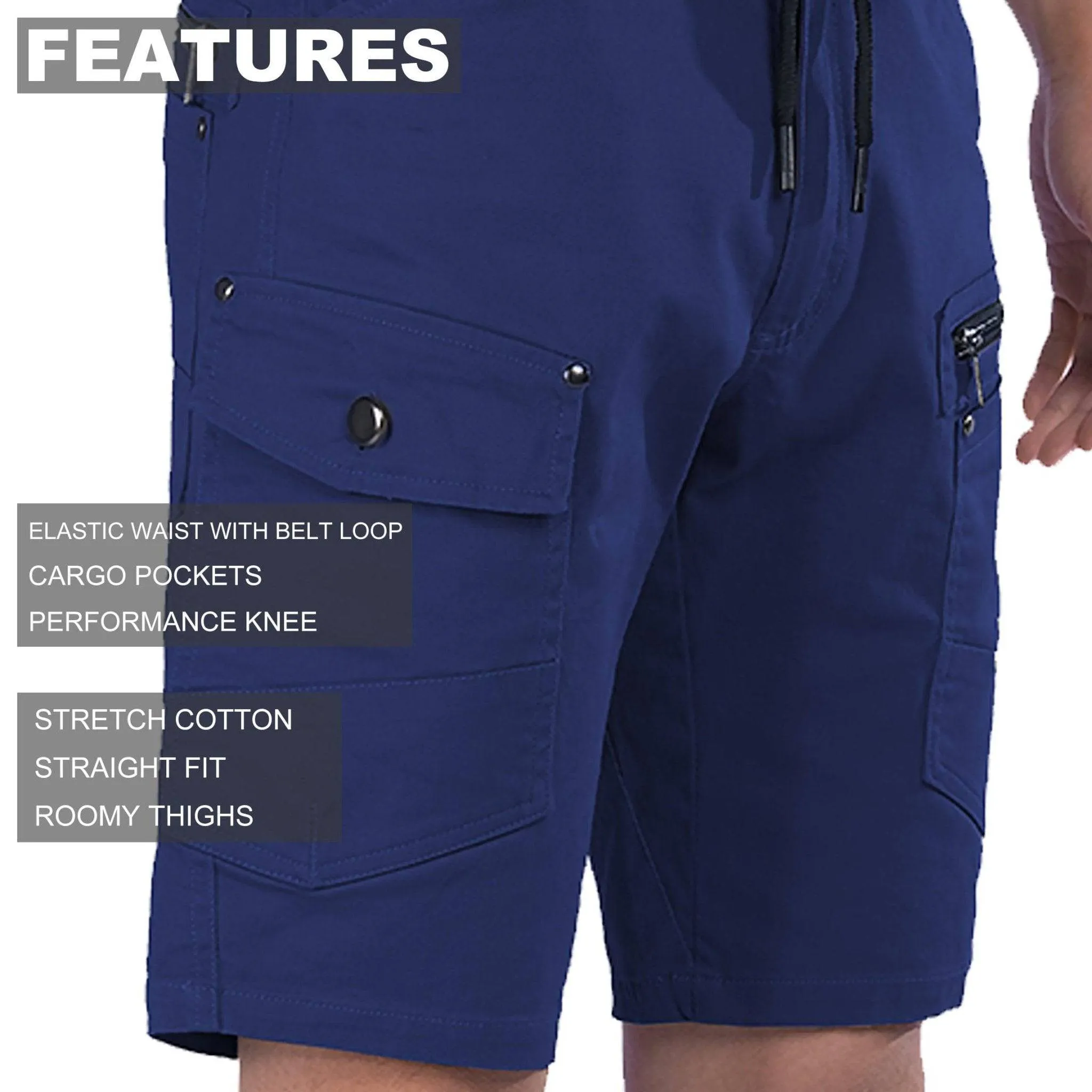 Big Bee UTILITY Work Shorts, Stretch Cotton