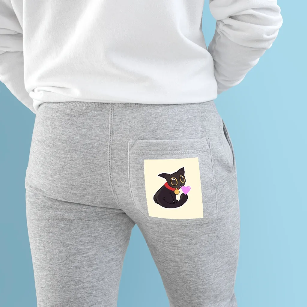 Black Kitty Premium Fleece Joggers