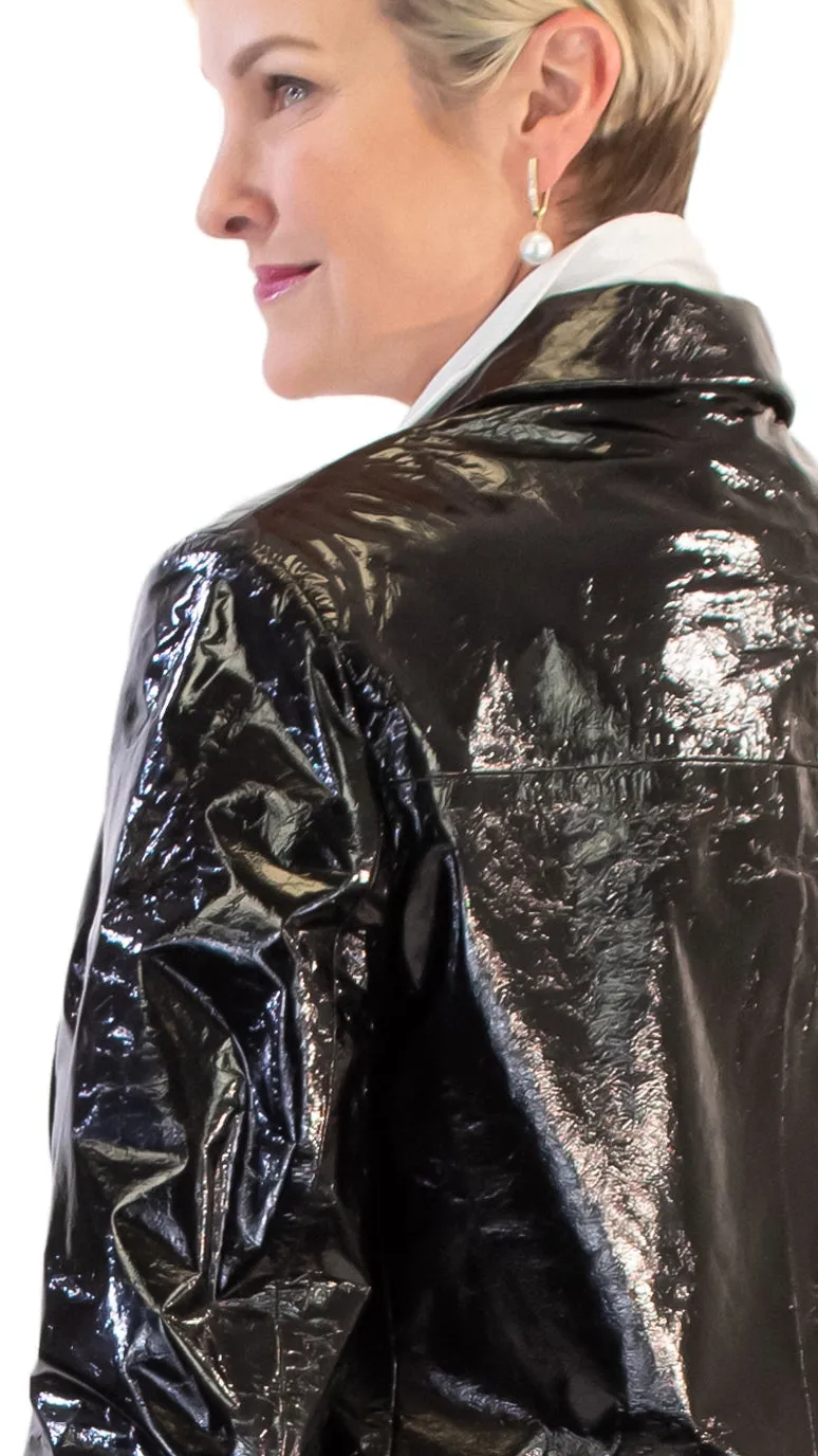 Black Leather Jacket - Black