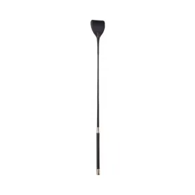 Black Leather Riding Crop