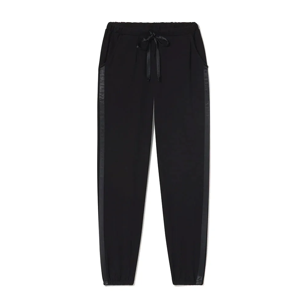 Blair French Terry Sweat Pant With Satin Trim, PJ Harlow