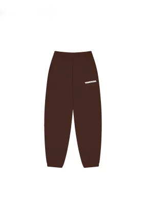 BLOCK CUFFED SWEATPANTS | BROWN