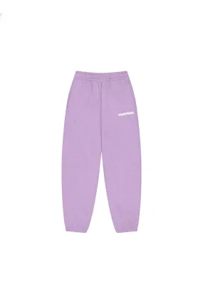 BLOCK CUFFED SWEATPANTS | LILAC