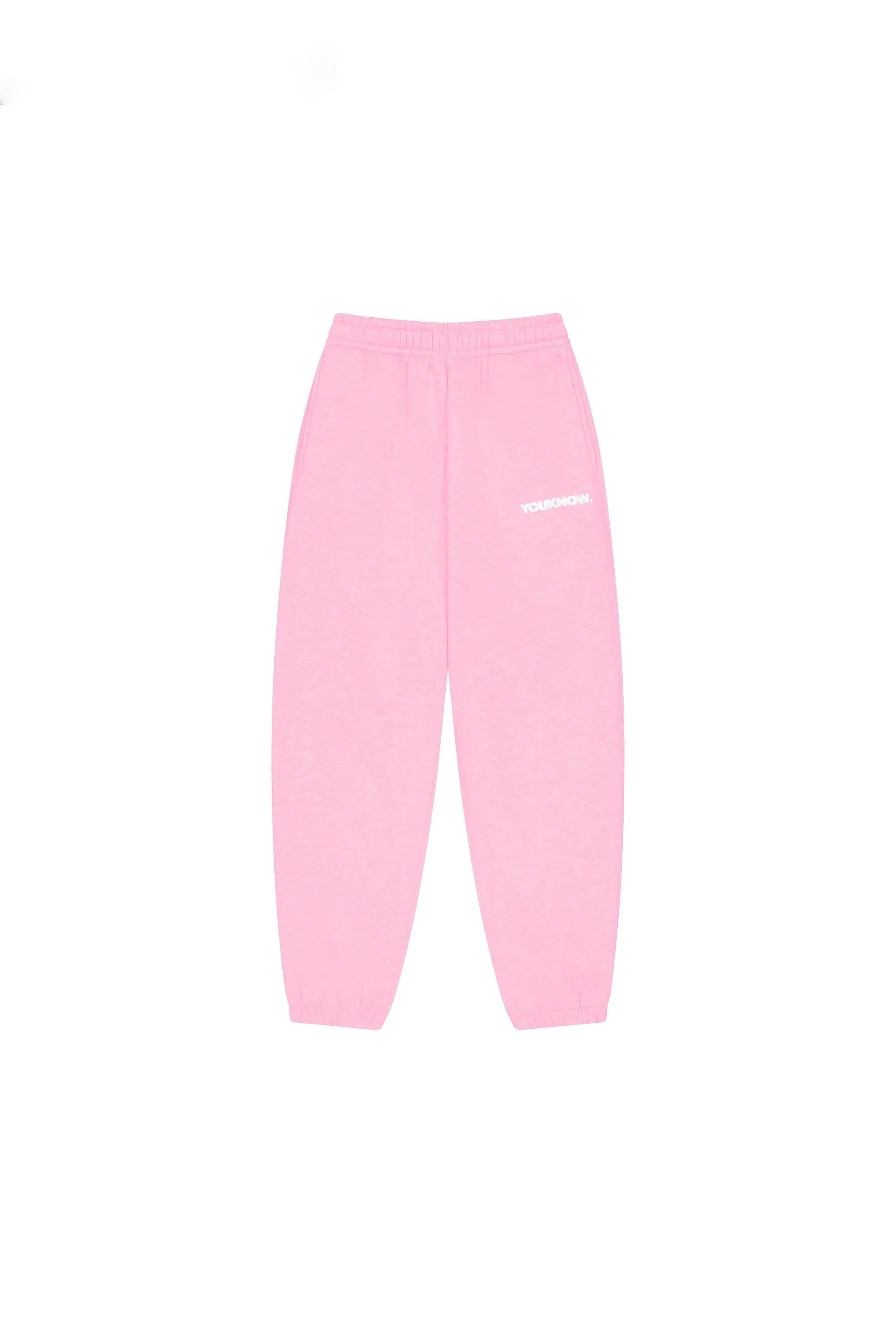 BLOCK CUFFED SWEATPANTS | PINK