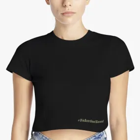 Boerboel Womens Crop Top Black