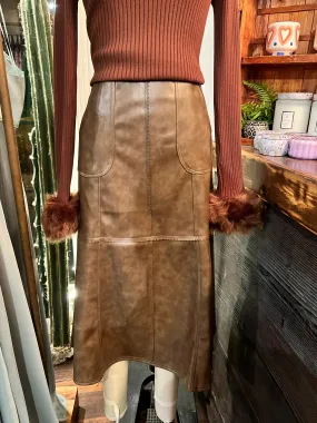 Brown Maddelena Skirt