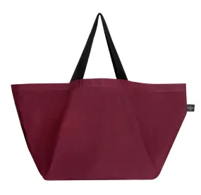 Burgundy Oversize Contents Bag by The Contents Bag