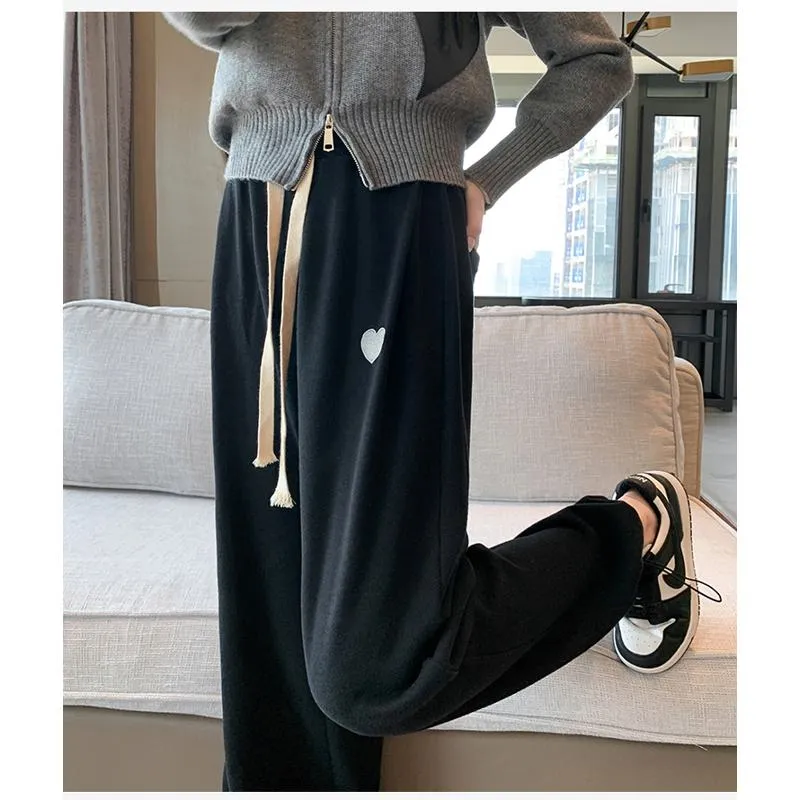 Casual Banana-Shaped Plus Sports Loose Fit Sweatpant