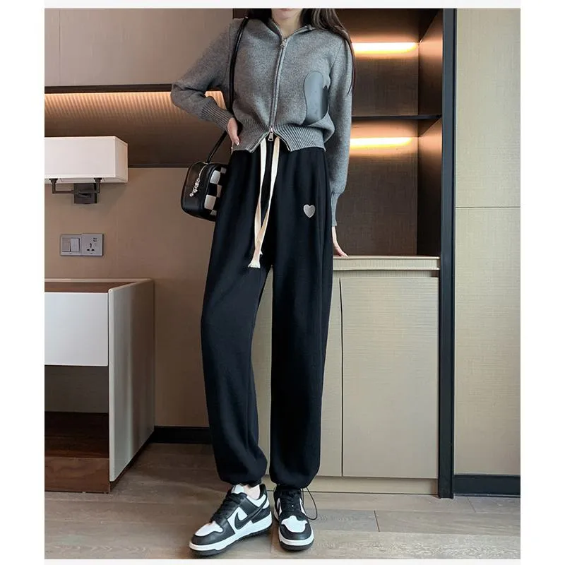 Casual Banana-Shaped Plus Sports Loose Fit Sweatpant