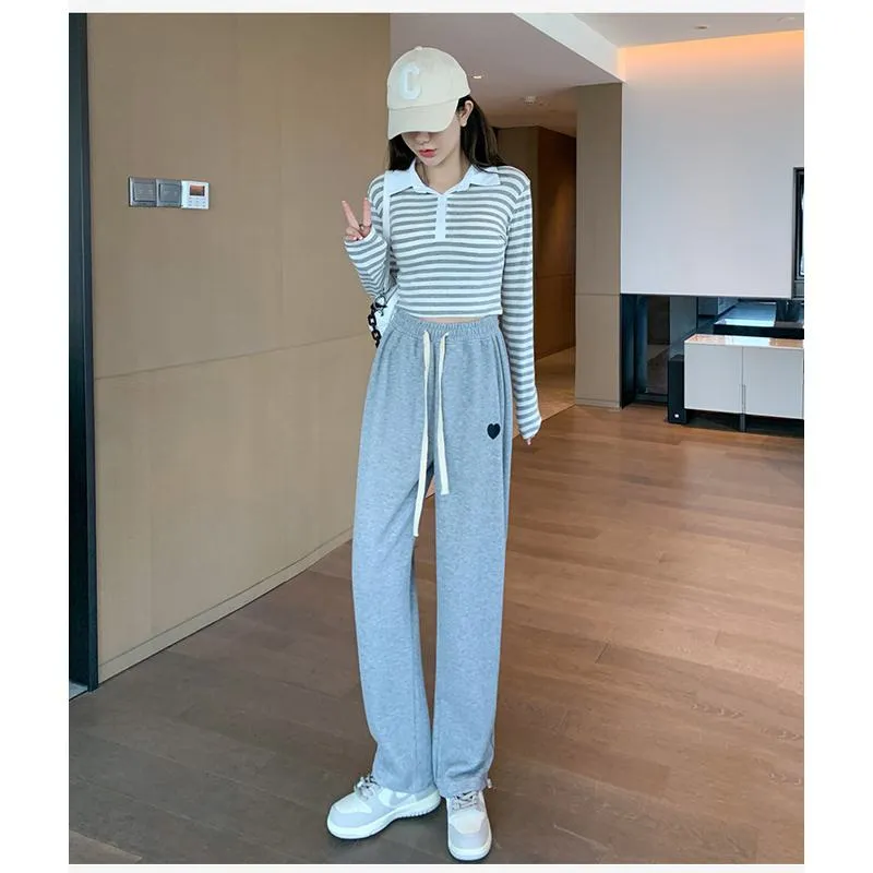 Casual Banana-Shaped Plus Sports Loose Fit Sweatpant