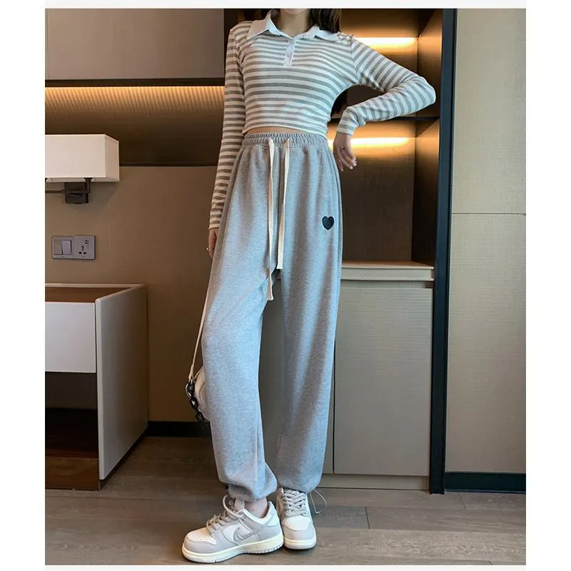 Casual Banana-Shaped Plus Sports Loose Fit Sweatpant