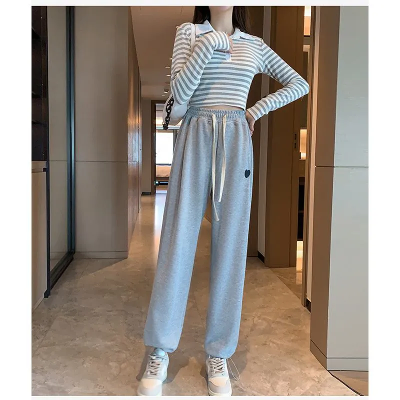 Casual Banana-Shaped Plus Sports Loose Fit Sweatpant